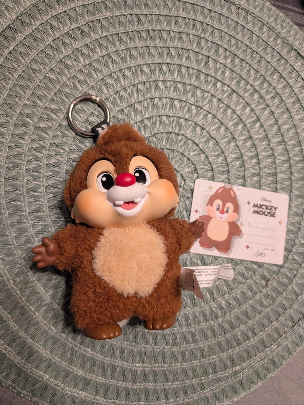 Disney Popmart Bag Charm Dale Chipmunk
